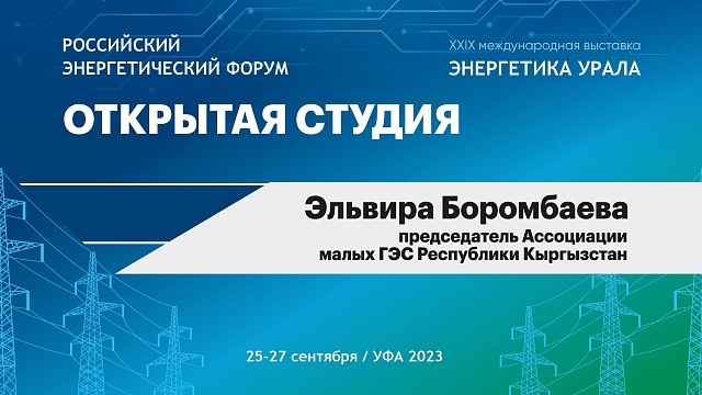 Интервью с Эльвирой Боромбаевой, председателем Ассоциации малых ГЭС Республики Кыргызстан